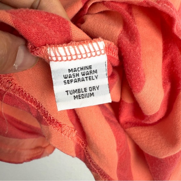 Cut Loose Asymmetric Stripe Knit Top Shirt Tunic Longline Knit Small - Picture 4 of 5